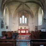 Inside of witham Friary church